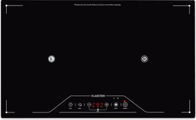Klarstein Deejay, indukciós főzőlap, 3500 W, üvegkerámia, érintésvezérlés, fekete
