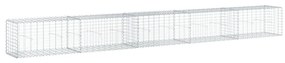 horganyzott vas gabion kosár fedéllel 500 x 50 x 50 cm