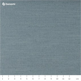 Világoskék kárpitozott franciaágy tárolóhellyel ágyráccsal 160x200 cm Lotte – Meise Möbel