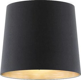 RENDL CONNY 35/30 állólámpa búra Polycotton fekete/réz fólia max. 23W