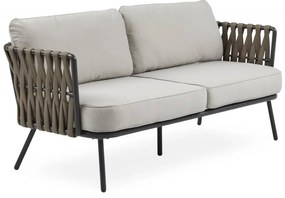 34692T 2 személyes kerti kanapé homok