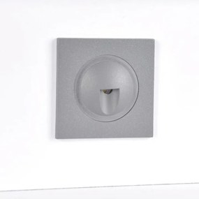 POLUX 313690 Q3 Kültéri Falba Építhető Lámpa Grafit LED IP44