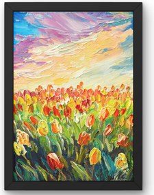 Poszter Tulipánok a szélben 50x70 cm