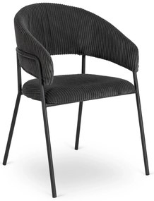 Étkezőgarnitúra 4 db. Fekete Tinka székkel. Asztal: LINO 100 cm