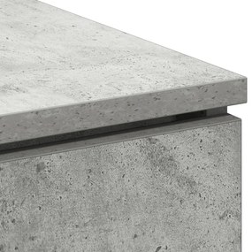 TV állvány Beton Szürke 100x38x49 cm Mérnöki fa