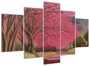 Virágzó fák képe (150x105 cm)