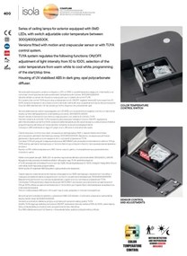 Redo 90286 - LED Kültéri lámpa ISOLA LED/24W/230V 3000/4000/6500K IP54