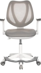 Gyermek szék, magasságállítható, szürke hálós, KA-C806 GREY