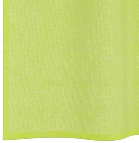 vidaXL 2 db almazöld fátyolfüggönyök fülecske tetejével 140x260 cm