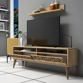 Nappali bútorszett, tölgy, 150 cm