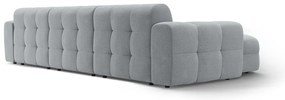 Szürke sarokkanapé (bal oldali-heverő résszel) Kendal – Micadoni