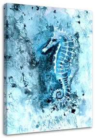 Gario Vászonkép Kékre festett csikóhal - Marta Horodniczy Méret: 40 x 60 cm