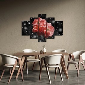 Rózsaszín virág képe (150x105 cm)