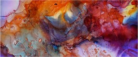 Kép - Absztrakt tinta művészet (120x50 cm)