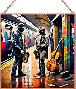 Underground üvegkép, falikép