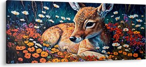 Kép - Festett szarvas (120x50 cm)