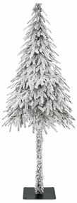 Karácsonyfa LED -es lámpákkal Fehér 120 cm PE