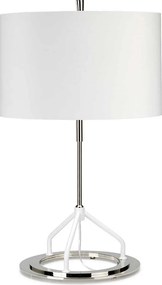 Elstead modern asztali lámpa vicenza fehér nikkel elsvicenza-tl-wpn