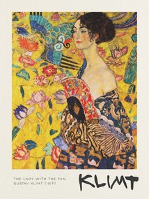 Festmény reprodukció The Lady with the Fan - Gustav Klimt, (30 x 40 cm)