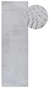Krémszínű futószőnyeg 80x240 cm Chappe Cream White – Elle Decoration