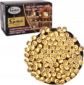 Karåcsonyfa låmpåk 100LED beltéri meleg fehér