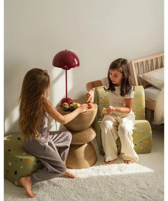 Zöld buklé-zsenília gyerek fotel Terrazzo Cloud – Wigiwama