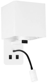 LED Fali lámpa MAGNUM 1xE27/40W/230V + LED/3W fehér