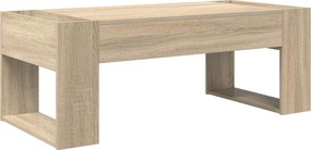 vidaXL Dohányzóasztal Sonoma tölgy 110 x 50 x 41 cm Faanyag