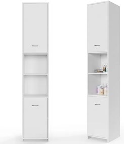 Casaria® Fürdőszobai szekrény - 180x30x30 cm