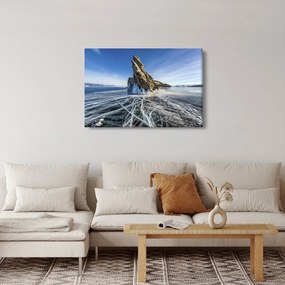 Jeges sziklák képe (90x60 cm)