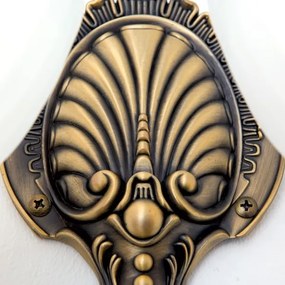 Orion WA 2-1201/2 - Fali lámpa ROCCA 2xE27/60W/230V bronz/fehér