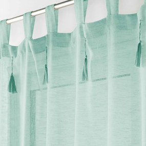 Zöld átlátszó függöny 140x240 cm Dalila – douceur d'intérieur