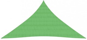 világoszöld HDPE napvitorla 160 g/m² 4 x 5 x 5 m