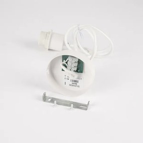 Brilagi - Zsinóros függeszték NORDIC WAVE 1xE27/15W/230V átm. 32 cm lenvászon/fehér