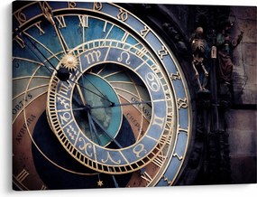 Kép - Orloj, Prága (70x50 cm)
