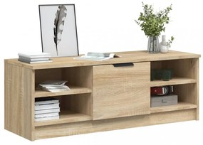 sonoma-tölgyszínű szerelt fa TV-szekrény 102 x 35,5 x 36,5 cm