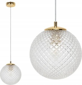 Elegáns világítás kristálygömbbel a Cannes hangulatos étkezőhöz