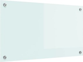 vidaXL Konyhai splashback Fehér 70 x 40 cm edzett üveg