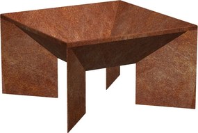 Fokus Kerti tűzrakóhely 50 x 50 x 30 cm, corten CORGARDEN 1016