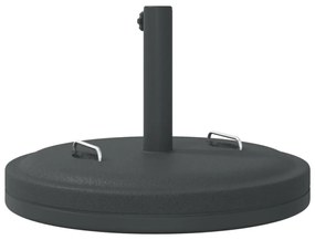 fogantyús kerek napernyőtalp rúdhoz Ø38 / 48 mm 25 kg