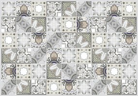 Fotótapéta Geometria és csempe Bézs-szürke minimalizmus 350x250 +ragasztó