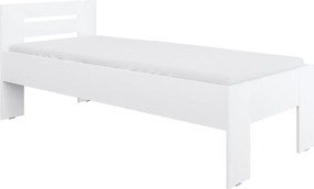 Ágy, 90x200, fehér, BASIS