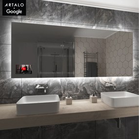 SMART tükör LED világítással M24 + SmartScreen with Google TV