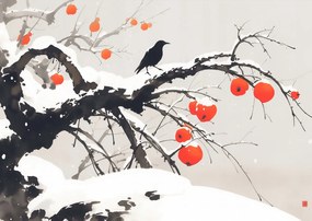 Poszter 84,1x59,4cm Keleti akvarell