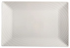 Fehér porcelán szervírozó tányér 25x36,5 cm Diamonds – Maxwell &amp; Williams