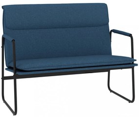 kék szövet pad 100 x 64 x 80 cm