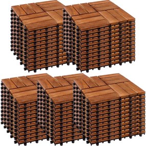 STILISTA Fa csempe mozaik 4 x 3 akác 5 m² 55 db