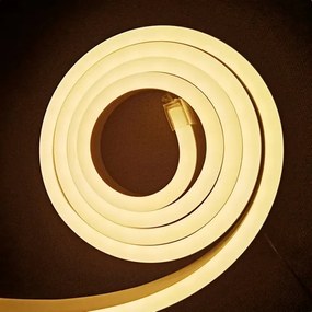 Neon Led 12V Szilikon 6x12 R1 Fehér Meleg IP67