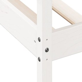 kanapéágy ágy matrac fehér 100x200 cm tömör fa fenyőfa