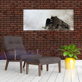 Kép - Vonat a ködben (120x50 cm)